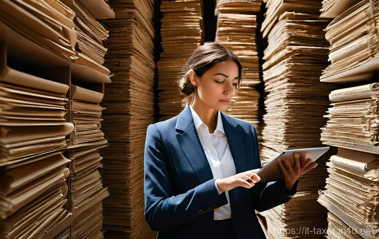 세무사와 사업자 세무 교육 - **Prompt:** A determined Italian entrepreneur, a woman in her late 30s, stands in a metaphorical lab...