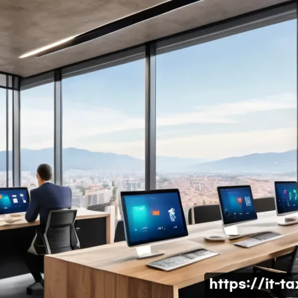세무사와 사업자 금융 지원 컨설팅 - A modern Italian small business office scene showing a diverse team of entrepreneurs analyzing detai...