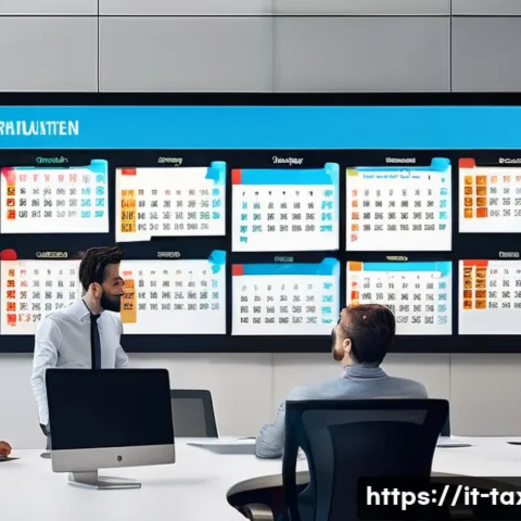세무사 실패 사례 분석 - A modern Italian tax consultancy office scene showing a diverse team of professionals collaborativel...