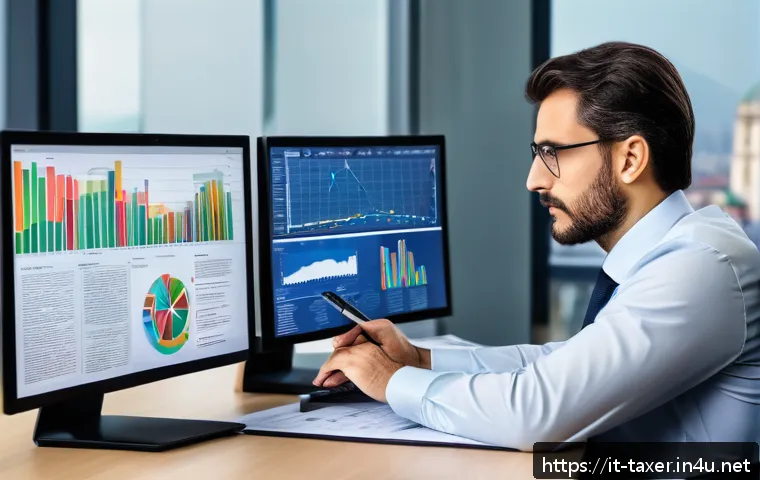 세무사 전문 분야 선택 - A modern Italian tax consultant office scene featuring a professional consultant in smart business a...