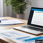 세무사와 비거주자 소득 신고 - A professional Italian tax consultant in a modern office setting, assisting a non-resident client re...